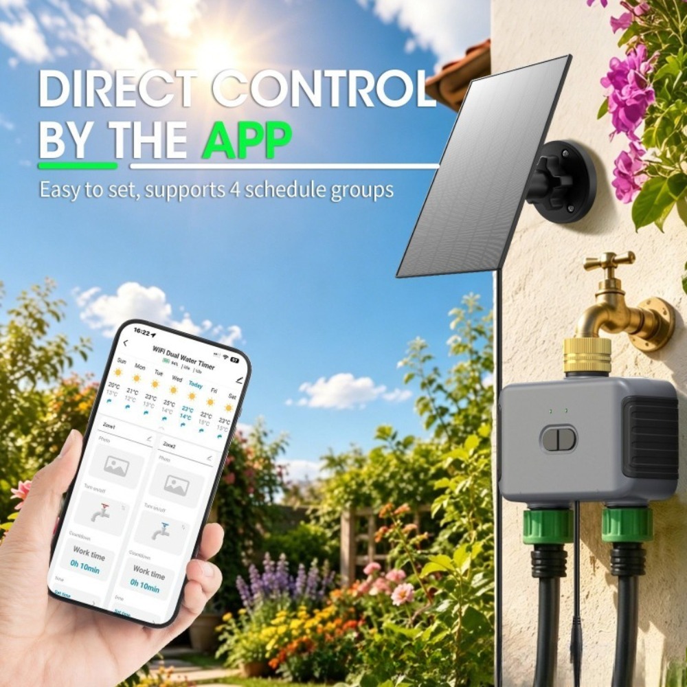 WiFi Dual Outlet Smart Water T - Timer Dual Outlet review and price